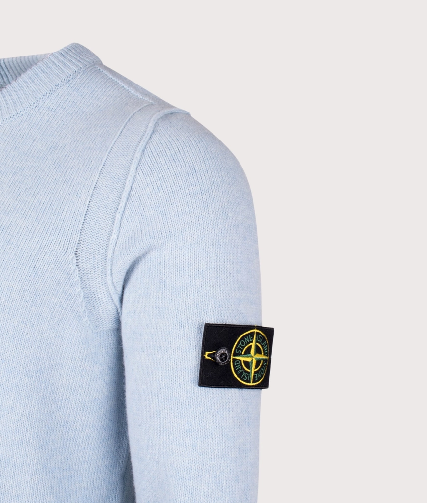 Stone Island Mens Lambswool Crew Neck Jumper